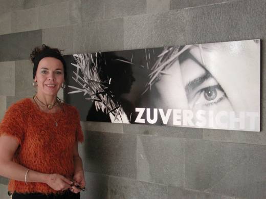 Birgitta Leimeister eröffnet Begegnungsstätte